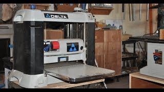 DELTA 13quot Two speed finishing Planer [upl. by Odlamur]