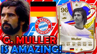 96 GOTG ICON GERD MULLER IS AMAZING IN FC 24 [upl. by Camus766]