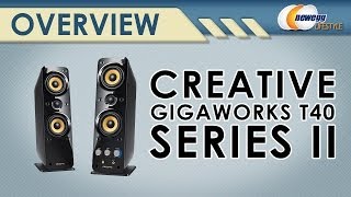 Creative GigaWorks T40 Series II 32 watts RMS 20 Speakers Overview  Newegg Lifestyle [upl. by Sitto]