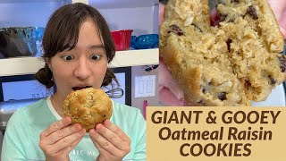 Famous GOOEY Levain Bakery Oatmeal Raisin Cookie Recipe Part 3 [upl. by Estrin]