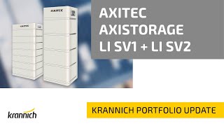 Axitec Speicher  Produkt Update zu den neuen Axistorage LI SV1 und LI SV2 [upl. by Lindsay]