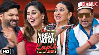 The Great Indian Kapil Show Season 2 Episode 4 with Kareena and Karishma Kapoor Review [upl. by Euqinue]