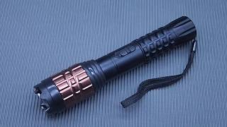 S09 Stun Gun  LED Flashlight  ZOOM  Battery  AC  Car Charger [upl. by Azyl]