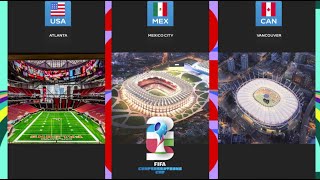 Fifa Confederations Cup 2025  The Stadiums [upl. by Ajet970]