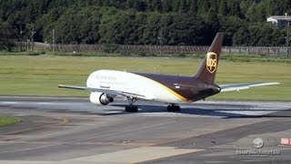 再生 1060万回突破‼ 超絶 すごい弾丸離陸 UPS B767 成田空港  Extreme Takeoff Airplane Spotting Narita Airport 飛行機動画 [upl. by Andromada674]