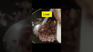 Chicken Gizzard liver fryyoutubeshorts teastyfood music easyrecipe song [upl. by Galatea637]