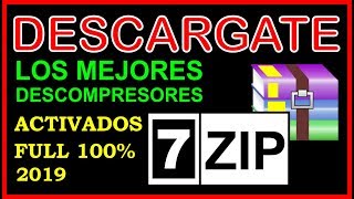 WINRAR Y 7 ZIP para PC WINDOWS FULL ACTIVADO GRATIS DESCARGA DESDE MEGA Y DRIVE 2019 FUNCIONA¡¡¡ [upl. by Atteloiv]