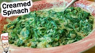 Best Creamed Spinach Recipe [upl. by Emee]