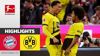 Adeyemi amp Ryerson Secure Win In TopMatch  FC BayernBorussia Dortmund 02  Highlights  MD 27 [upl. by Egiarc]