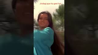 jindagi pyar ka geet haihai gar dur manjil ro kya bollywood songlike share and subscribe [upl. by Jeane298]