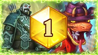 Chumps Buffed Deck is kinda Genius  Legend to Rank 1  Hearthstone [upl. by Imij]