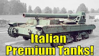 War Thunder Proposed Italian Tank Tech Tree  Premium Tanks [upl. by Euphemie]