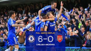 ⏪ Chelsea 60 Arsenal  Full Match Replay  201314 Premier League [upl. by Aiynot704]