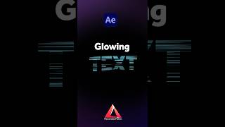 Glowing Text in After Effects  Tutorial [upl. by Whitney]