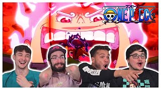 GEAR 5 LUFFY GIVING LUCCI PTSD  One Piece Episode 1101 REACTION [upl. by Chien]