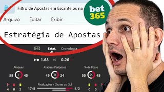 A MELHOR ESTRATÉGIA DE ESCANTEIOS NA BET365 ✅ APOSTAS ESPORTIVAS [upl. by Ecnerol]