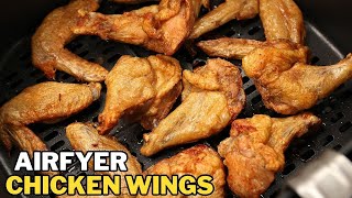 Super Crispy Chicken Wings  Using Airfryer [upl. by Mccafferty]