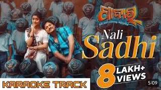 Nali Sadhi Karaoke  Pabar movie  Babushaan Mohanty  Elina  Gaurav Anand [upl. by Bernardine]