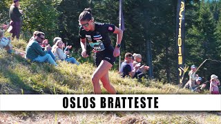 Oslos Bratteste 2024  Heidi Weng og Anders Haga vant Oslos bratteste motbakkeløp [upl. by Ainav564]