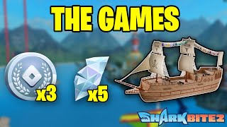 EASY HOW TO COMPLETE SHARKBITE 2s THE GAMES EVENT 3 Silvers amp 5 Shines  Roblox [upl. by Ellatsyrc]