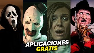 Las Mejores APPS para Ver PELÍCULAS DE TERROR GRATIS😨 [upl. by Drofnas]