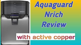 Dr Aquaguard Nrich HD UVMTDS water Filter Review [upl. by Anivol]