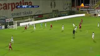 Min 26 Alex Ionita suteaza dar mingea loveste bara Astra Giurgiu  CFR Cluj  Liga 1 Etapa 11 [upl. by Lisbeth]