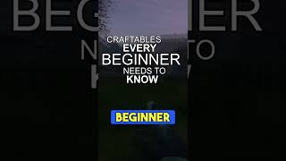 5 ESSENTIAL Craftables EVERY Beginner Needs to Know🛠️ [upl. by Aiuqat]