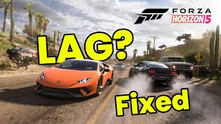 Forza Horizon 5 Lag Fix Easy Way [upl. by Ahsias]