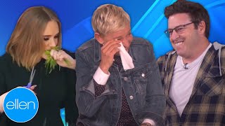 8 Times Ellen Laughed So Hard She Cried on The Ellen Show [upl. by Nadaba]