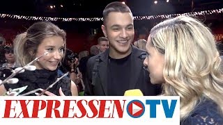 Melodifestivalen Liamoo och Hanna Ferm om att gå till final [upl. by Ettari738]