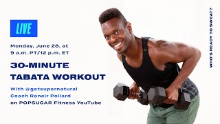 30Minute Tabata Workout With Raneir Pollard [upl. by Lehet]