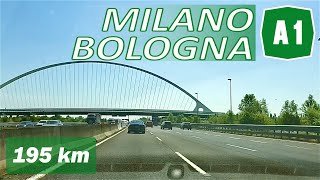 A1  MILANO  BOLOGNA  Autostrada del Sole [upl. by Neraa]