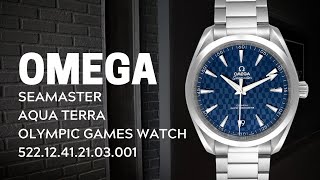 Omega Seamaster Aqua Terra Tokyo 2020 Olympic Games Watch 52212412103001  SwissWatchExpo [upl. by Ayotl]