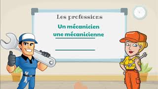 Les professions  The Professions  Level 1  French Dictation Practice [upl. by Dallon]