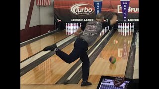 Walter Ray Williams Jr round of 4 at the PBA50 Lehigh Lanes Open 51824 on string pins [upl. by Amliw]