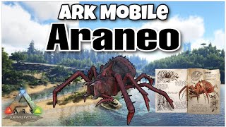 Como tamear un Araneo de forma Fácil en Ark Mobile 🕷️ [upl. by Martinsen]