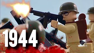 LEGO WW2 DDAY  Battle For Omaha Beach  Stop Motion [upl. by Refinej]