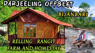 Best Offbeat Homestay  Bijanbari Darjeeling  Riverside homestay  Relling Rangit travel [upl. by Pulchia]