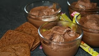 Mousse au chocolat carambar speculoos [upl. by Magnien736]