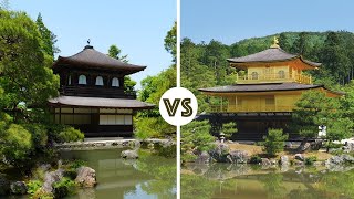 Kyotos Golden Kinkakuji vs Silver Ginkakuji ★ ONLY in JAPAN [upl. by Manya]