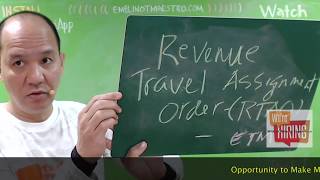 BIR Revenue Travel Assignment Order RTAO Introduction [upl. by Intyrb]