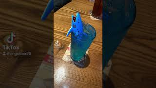 🩸🦈Outback Shark Drink🦈🩸sharkweek outback nonalcoholic [upl. by Tronna]