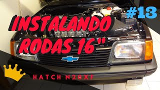 Instalando Rodas 16 ficou excelente MONZA HATCH 13 [upl. by Svirad]