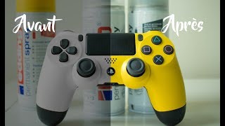 TUTO PEINDRE  DÉMONTER  REMONTER SA MANETTE PS4 [upl. by Annid]