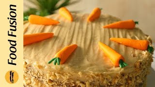 Carrot Cake Recipe By Food Fusion [upl. by Eniad]