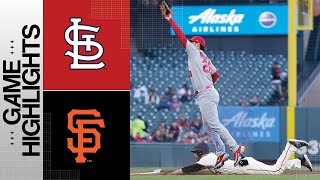 Cardinals vs Giants Game Highlights 42623  MLB Highlights [upl. by Ho595]