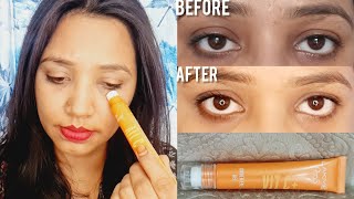 Lakme 9to5 Vitamin C Under Eye Gel BenefitsIngredientsResultsBeauty Tips By Mahira [upl. by Eeclehc]