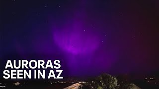 Auroras from the Northern Lights seen across Arizona [upl. by Aciria]