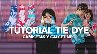 APRENDE A TEÑIR TU ROPA DIY  TUTORIAL TIE DYE diferentes técnicas [upl. by Marteena]